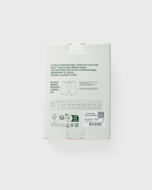 3-Pack Stretch Cotton Boxer Briefs