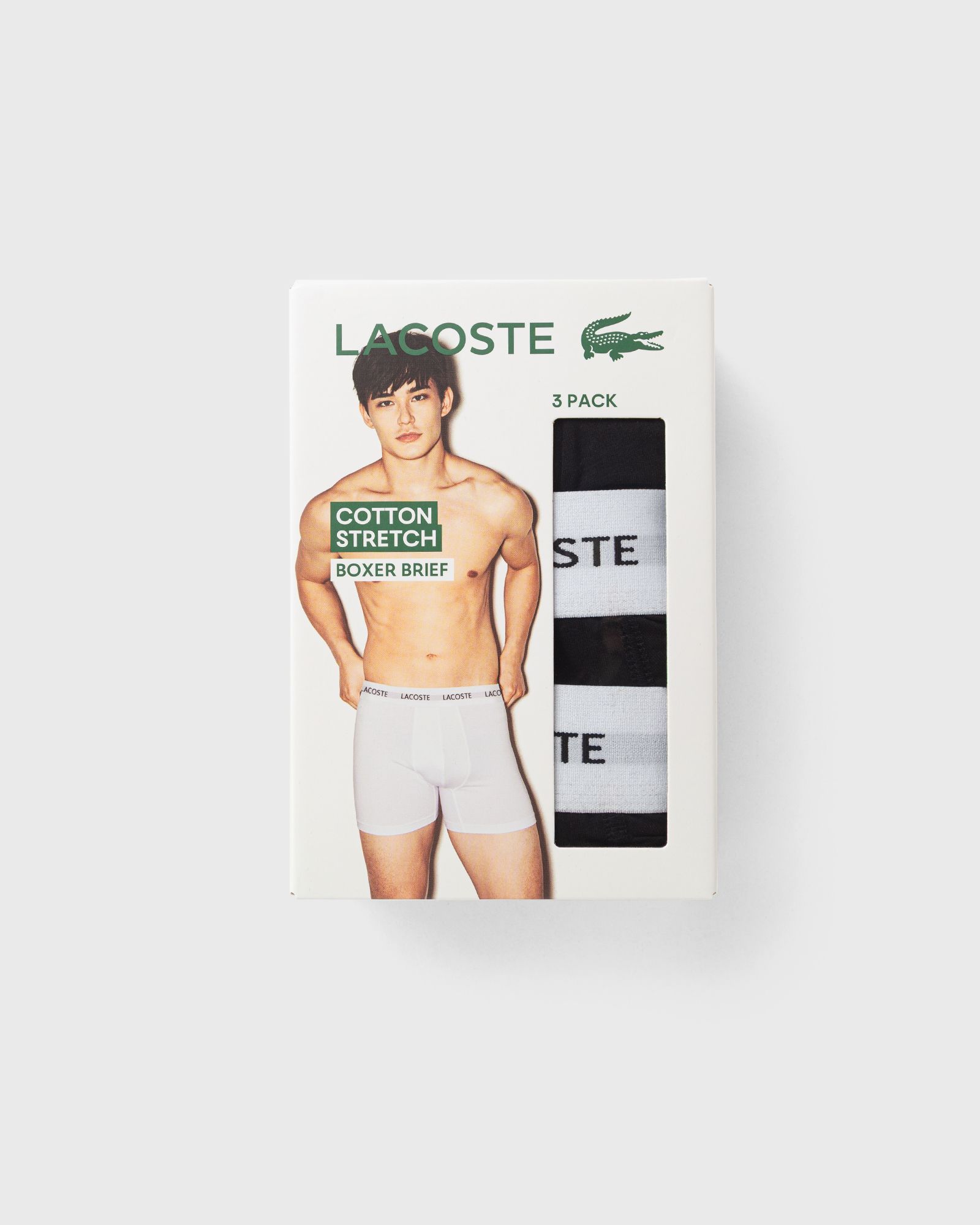 3-Pack Stretch Cotton Boxer Briefs