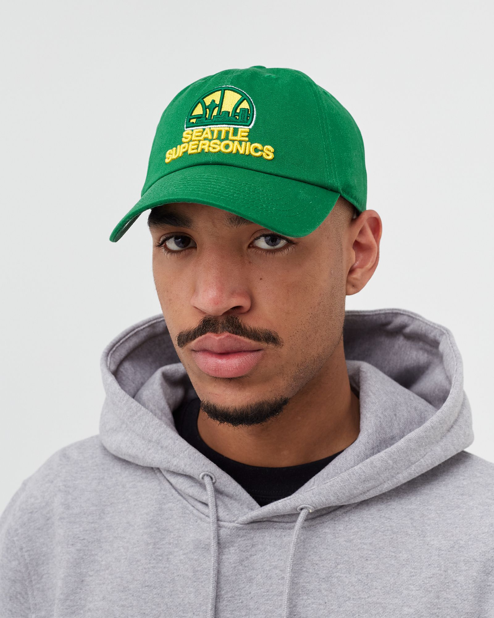 SEATTLE SUPERSONICS TEAM GROUND DAD HAT STRAPBACK