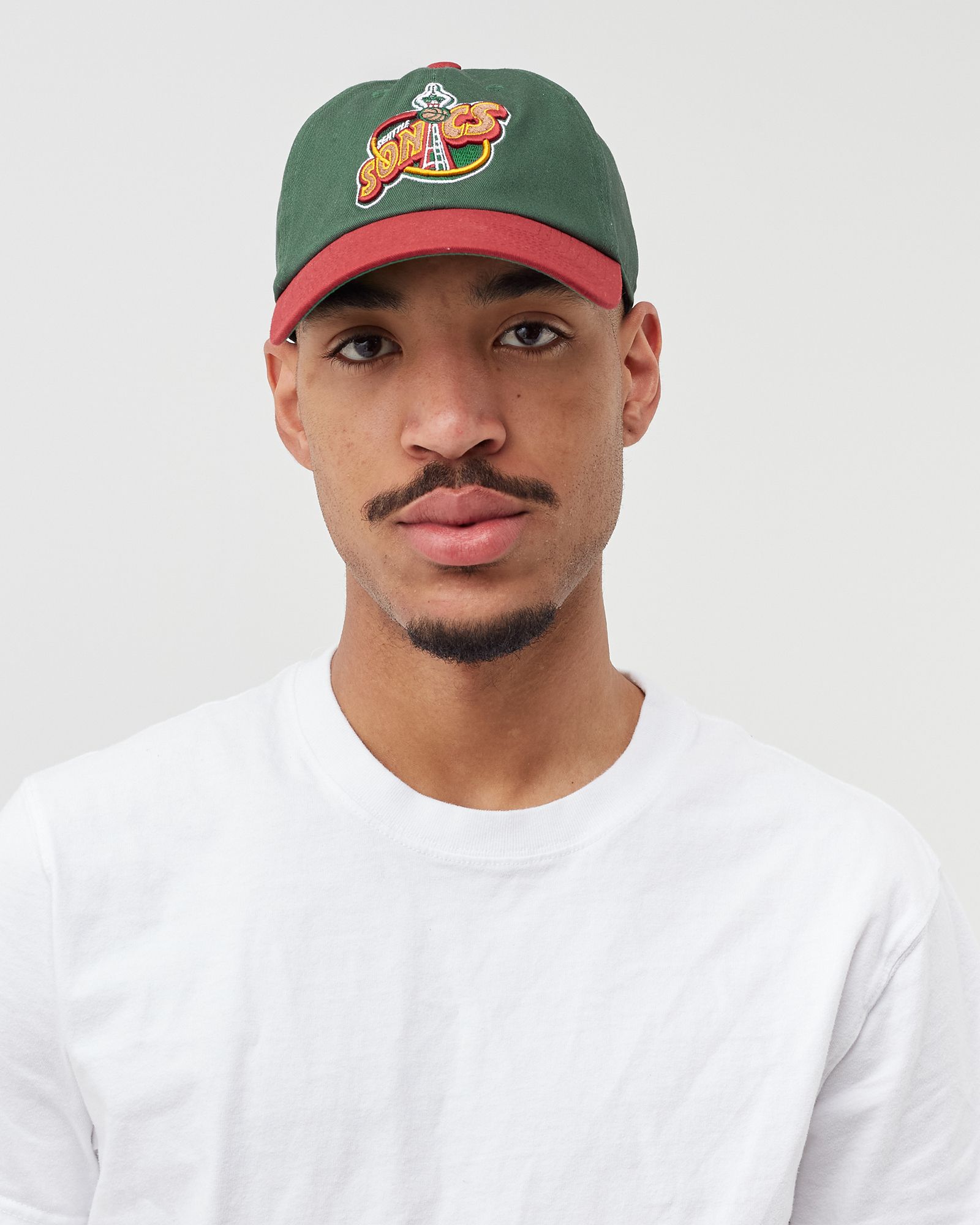 SEATTLE SUPERSONICS WOOL 2 TONE DAD HAT STRAPBACK
