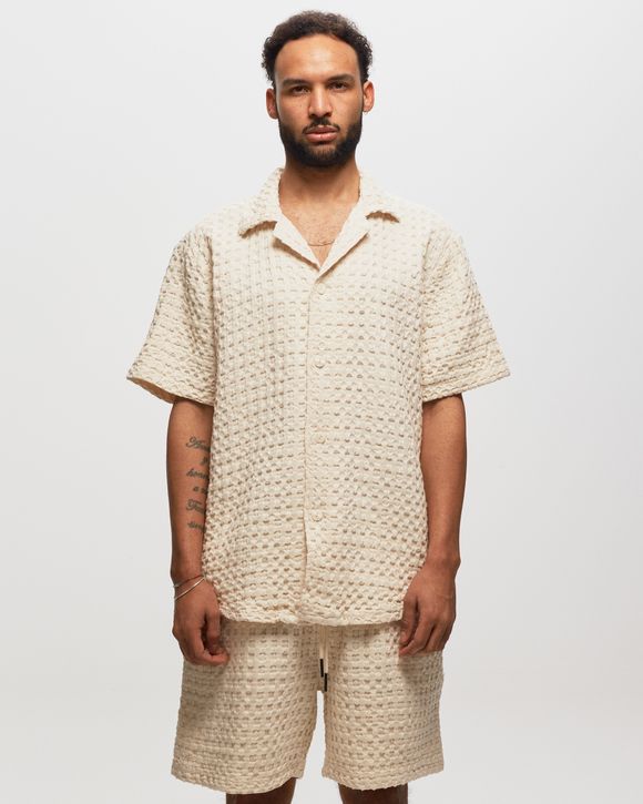 OAS Ecru Cuba Waffle Shirt – Kempt