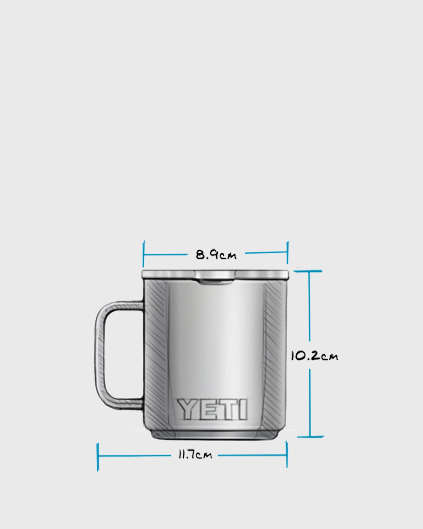 YETI Rambler 10 Oz Mug Black | BSTN Store