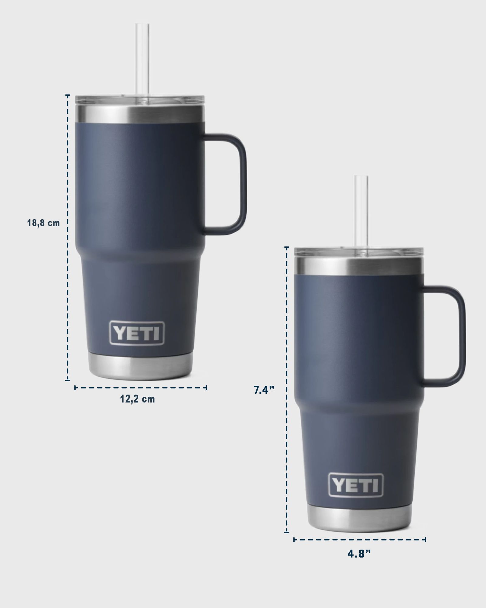 Rambler 25 Oz Straw Mug 2.0