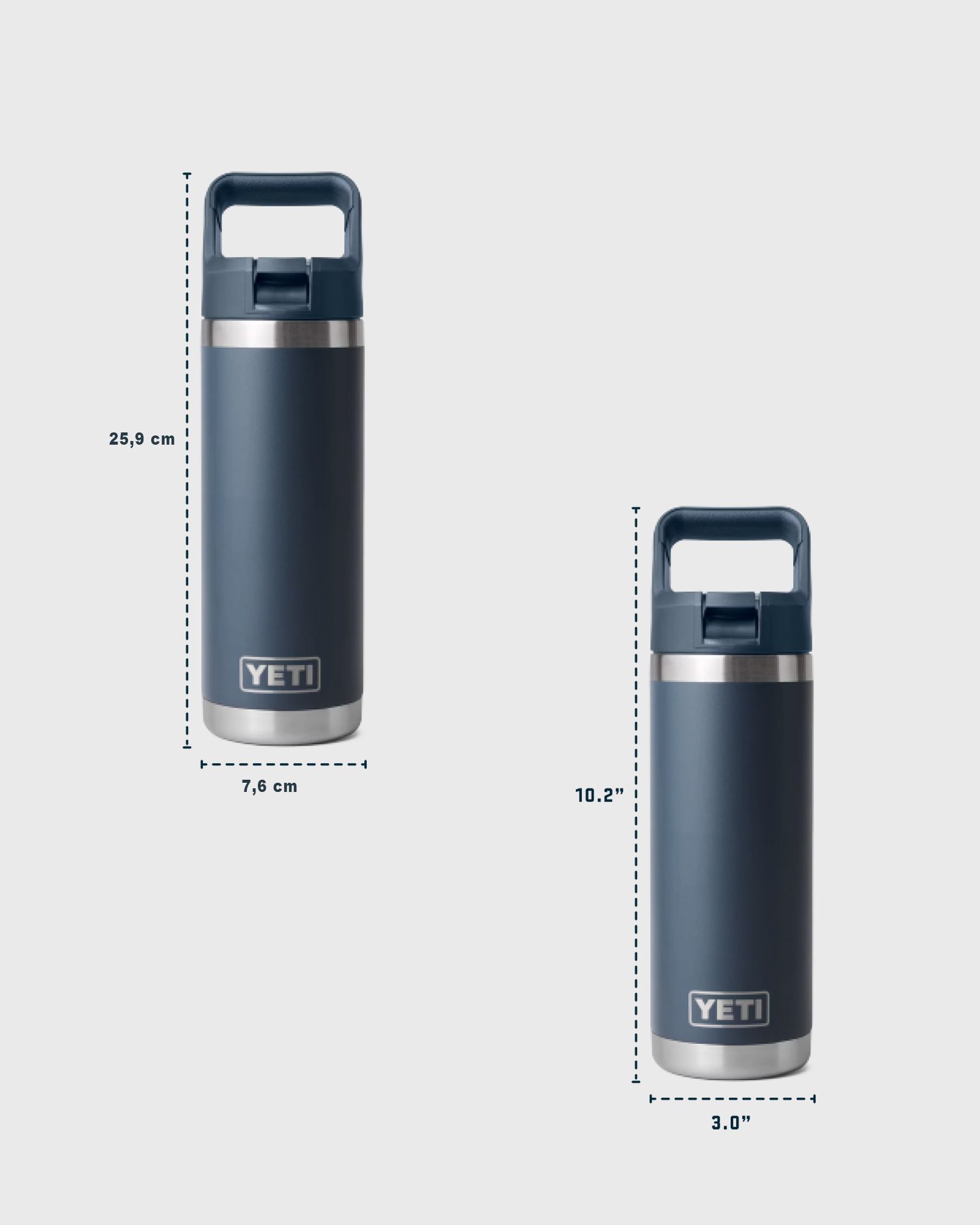 Rambler 18 oz C Straw Bottle