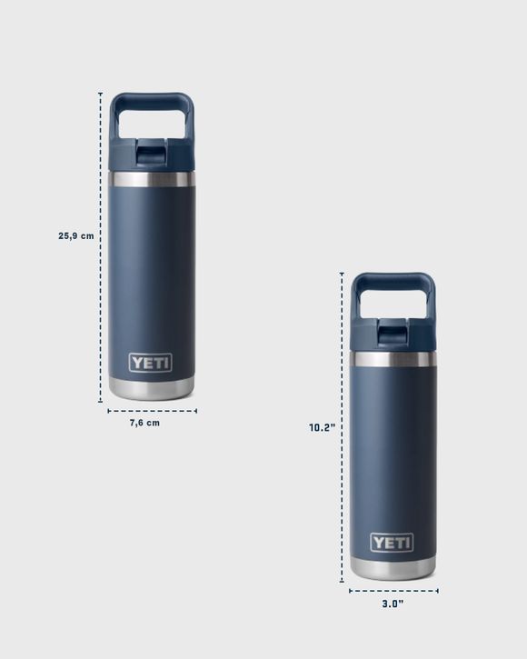 RAMBLER 18 OZ COLOUR STRAW BOTTLE