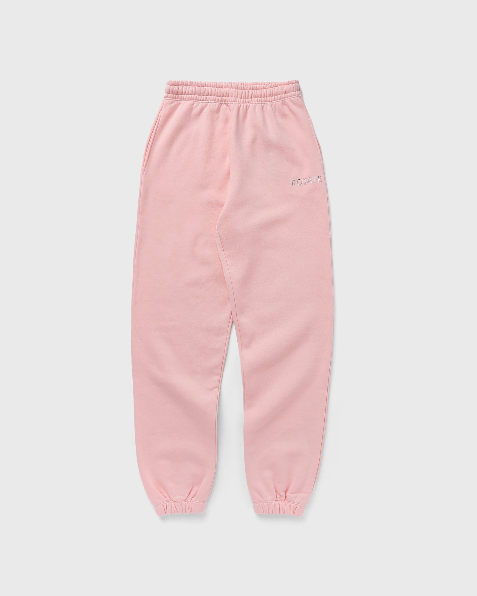 ROTATE Birger Christensen - sweatpants crystal logo women sweatpants pink in größe:m
