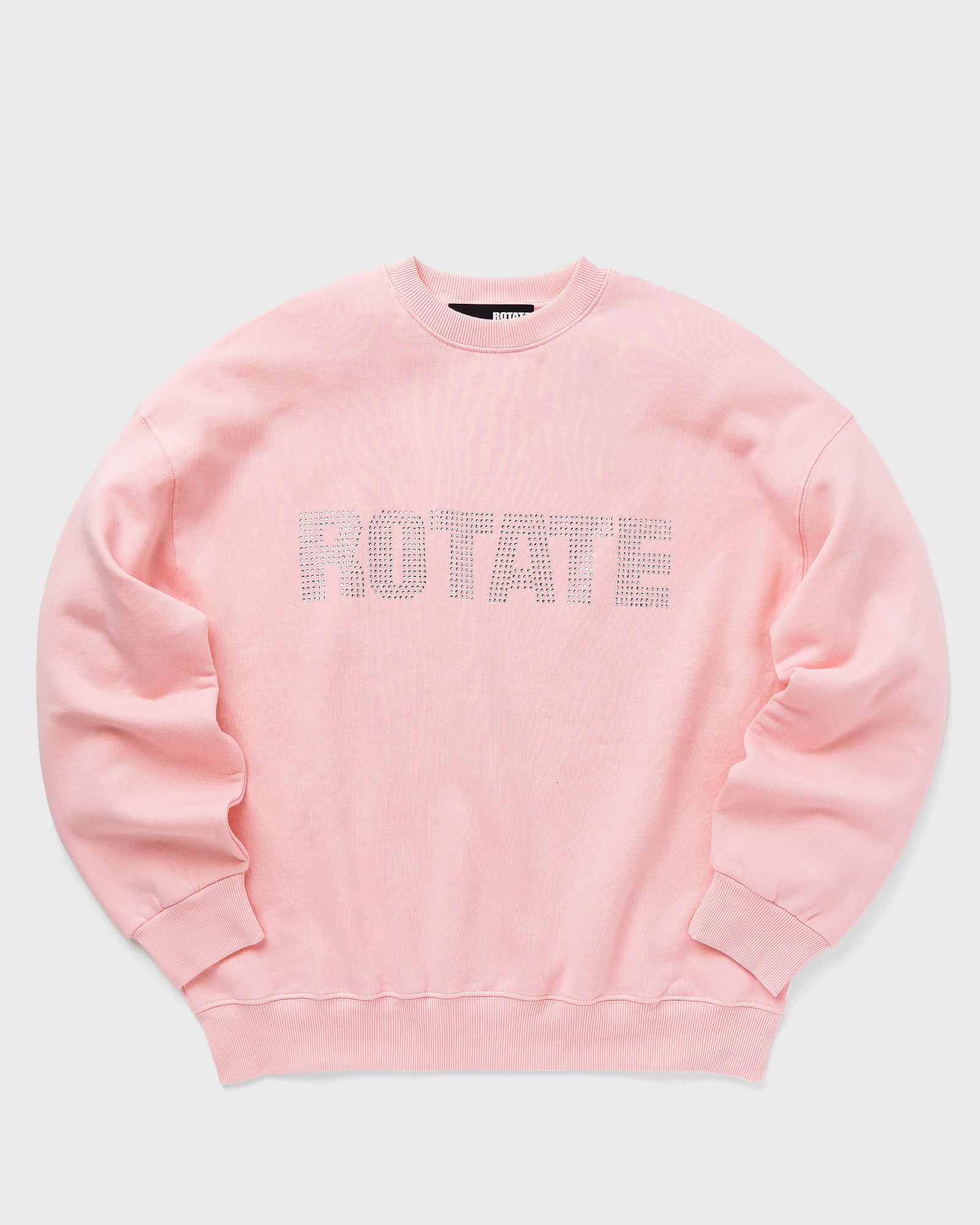 ROTATE Birger Christensen - sweat crystal crewneck women sweatshirts pink in größe:m