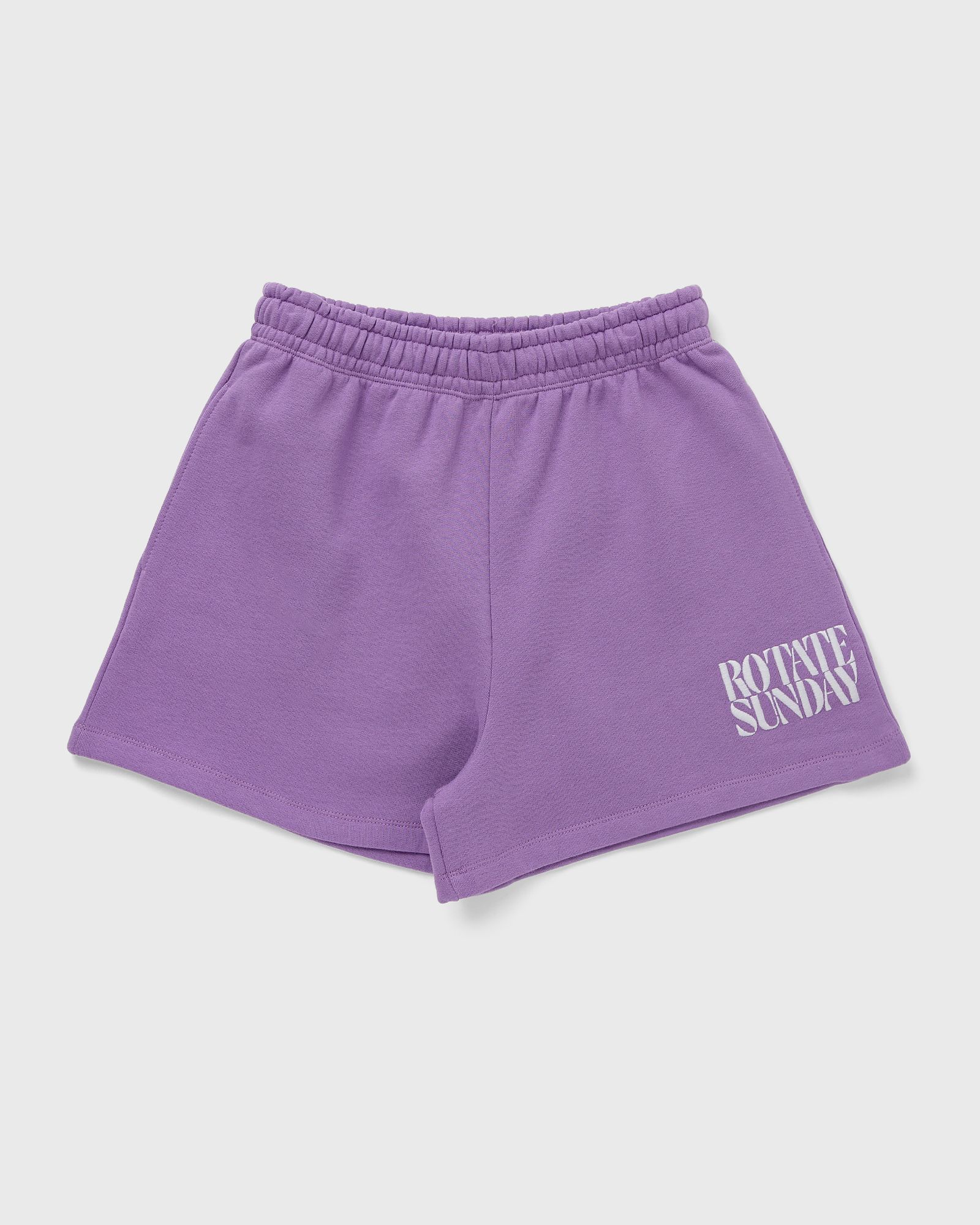 ROTATE Birger Christensen - sweat elasticated shorts women sport & team shorts purple in größe:m