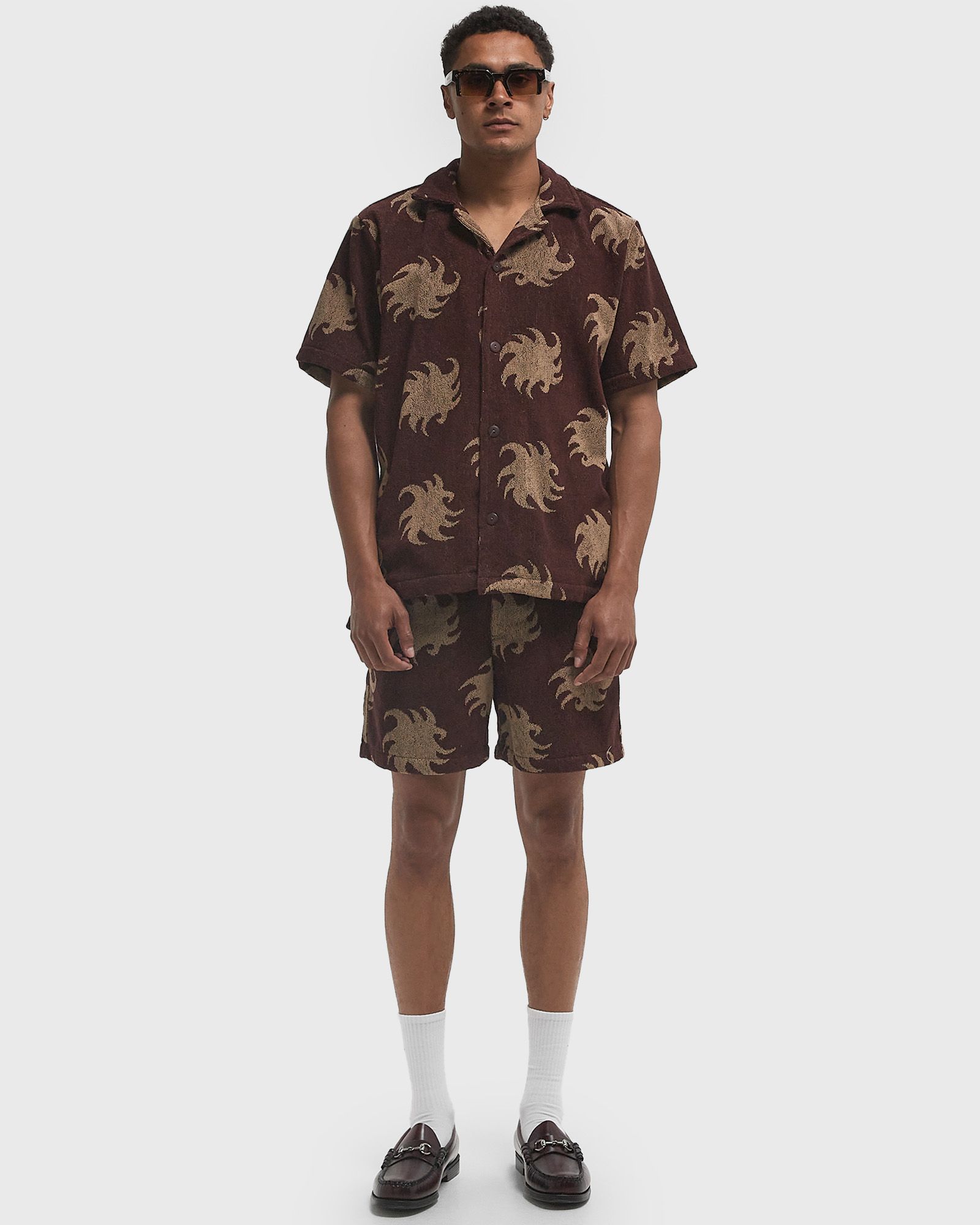 Mocha Ember Cuba Terry Shirt