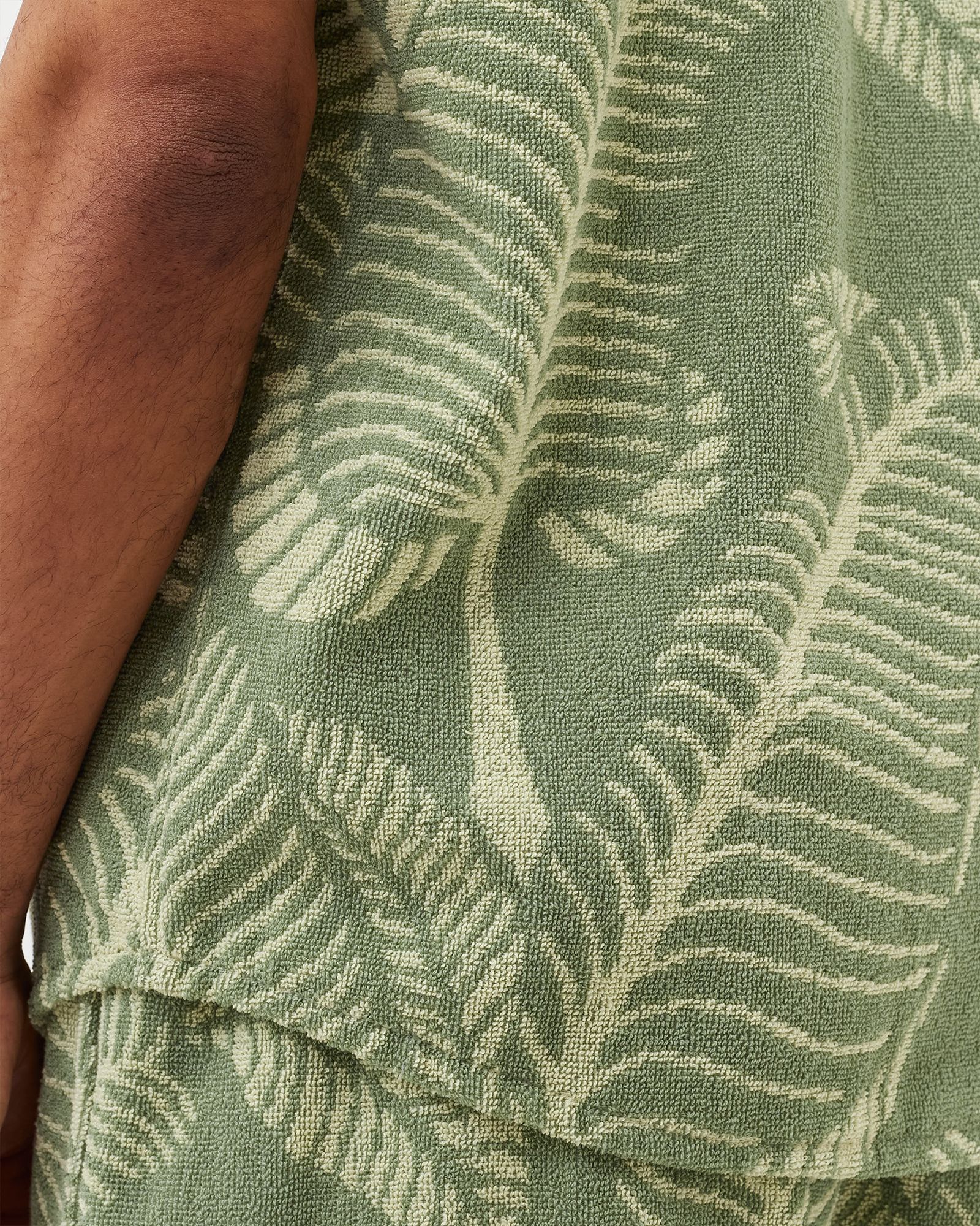 Banana Leaf Terry Shirt