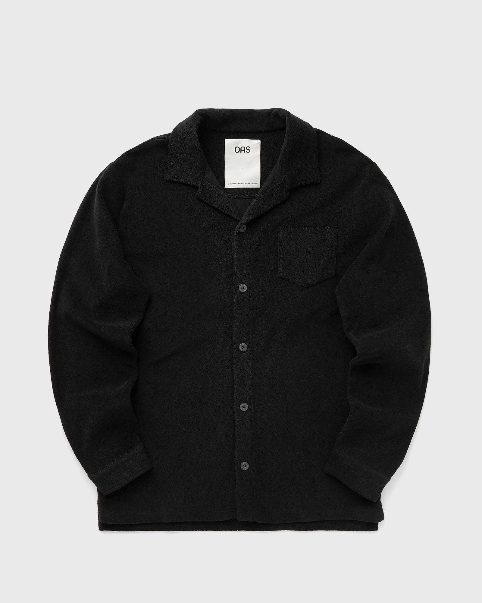 Black Terry Camisa Shirt