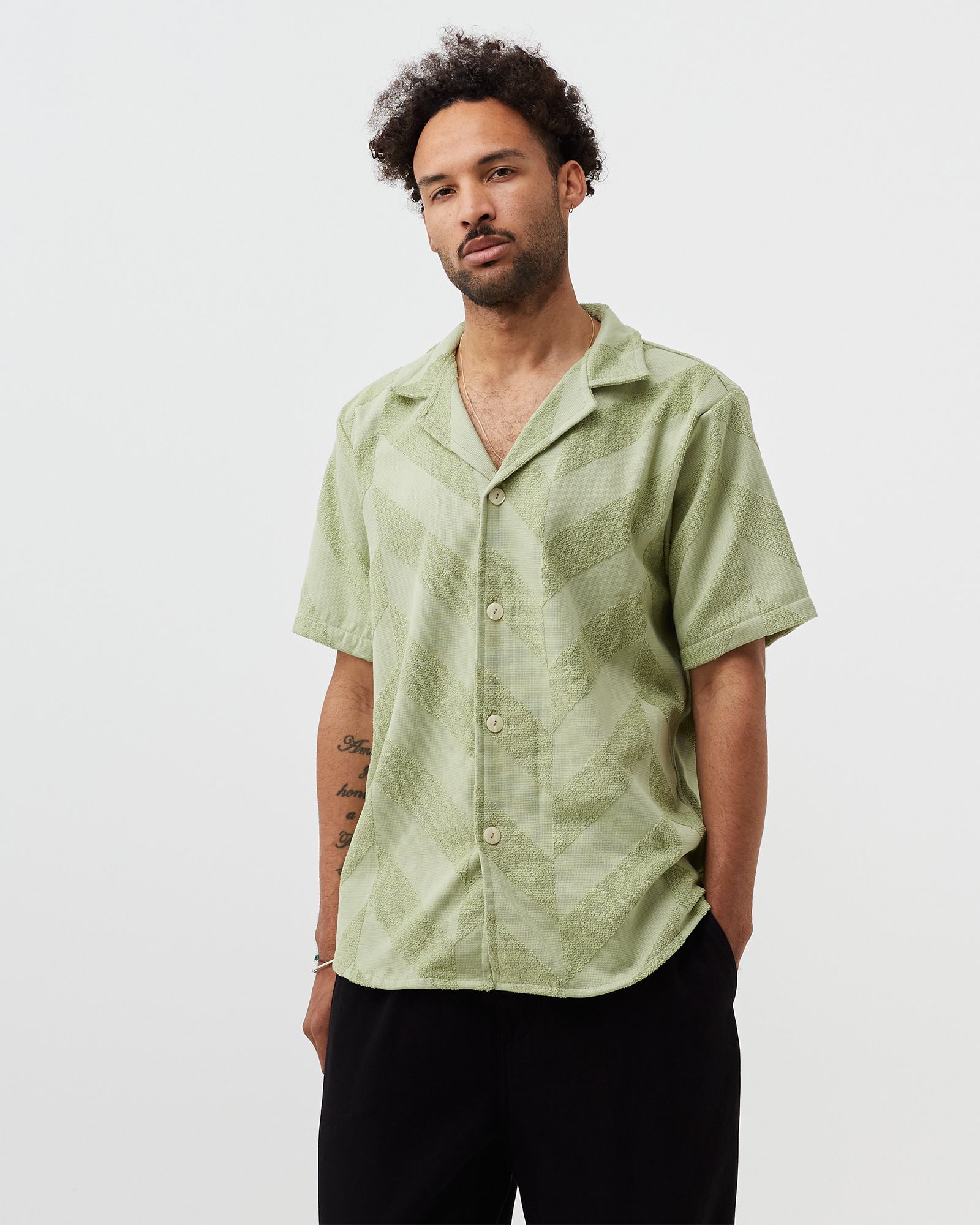 Sculpted Herring Cuba Terry Shirt