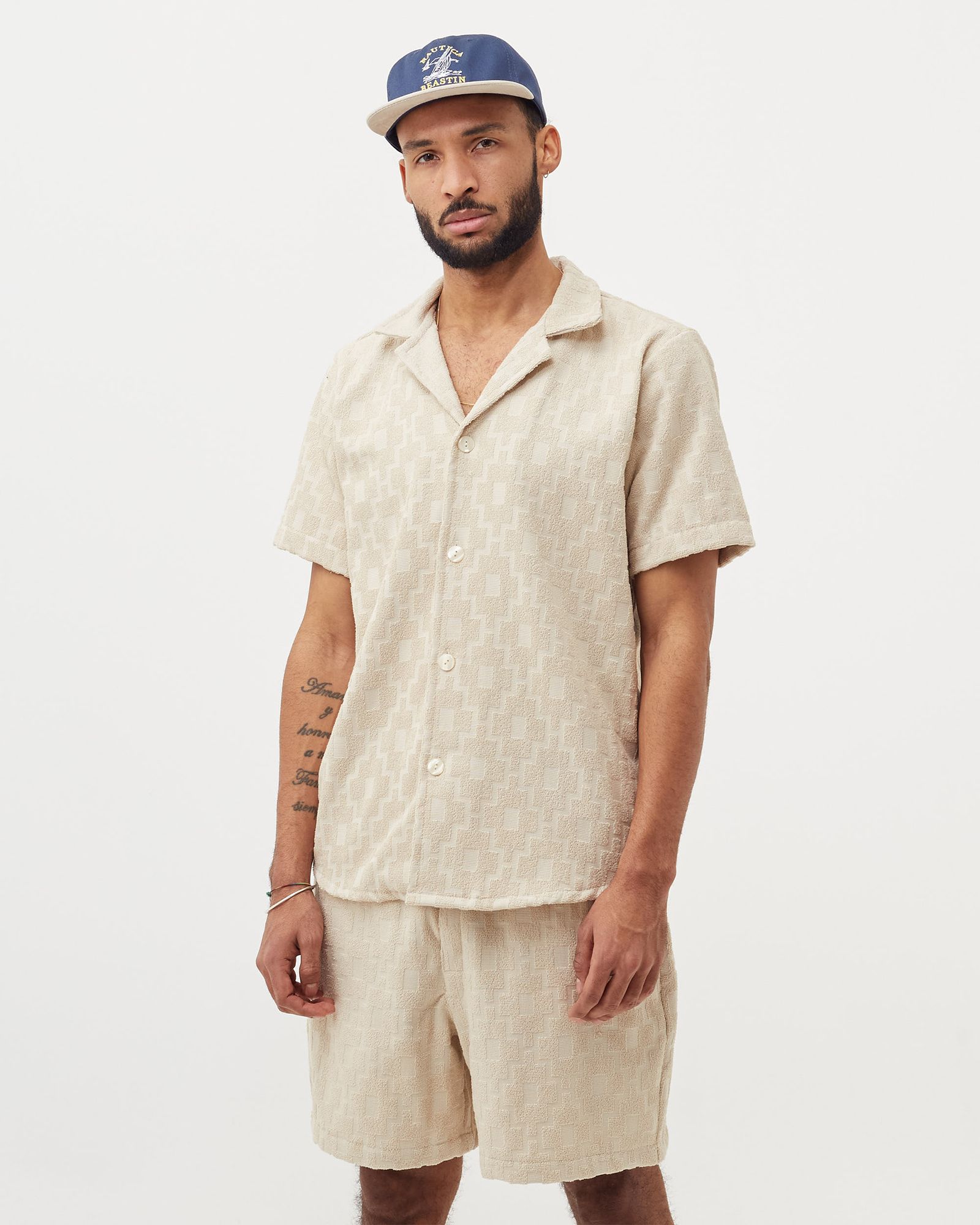 Beige Machu Cuba Terry Shirt
