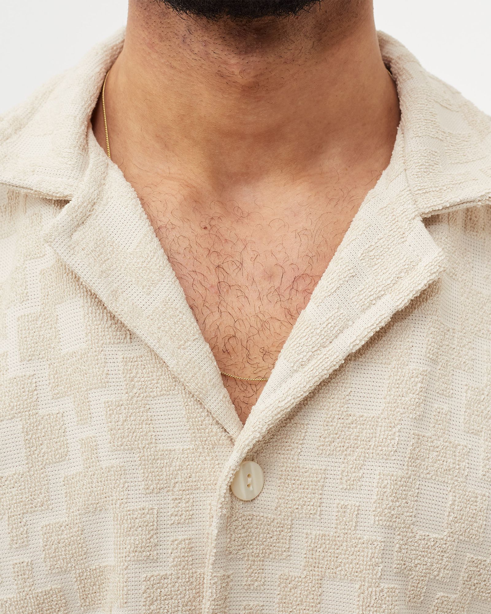 Beige Machu Cuba Terry Shirt