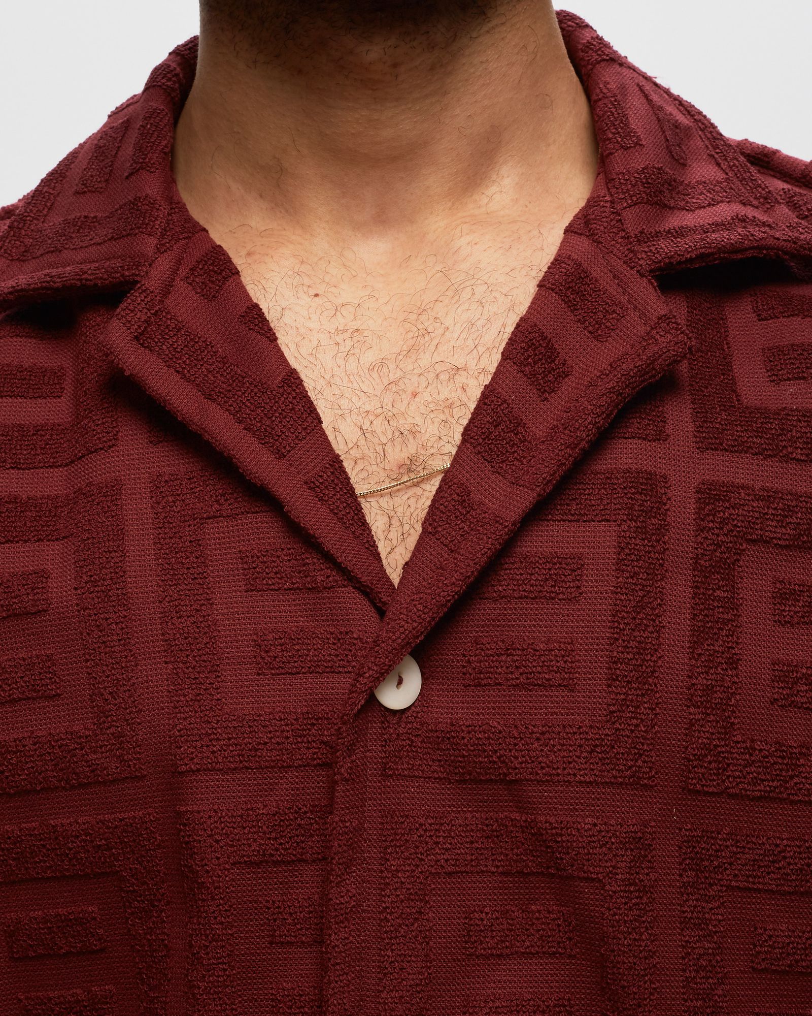 Burgundy Terrace Cuba Terry Shirt