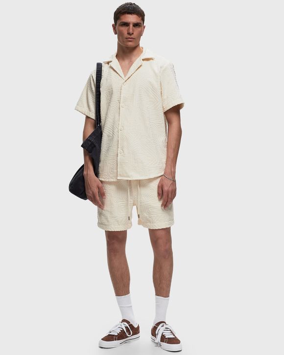 Thumbnail - Cream Golconda Cuba Terry Shirt