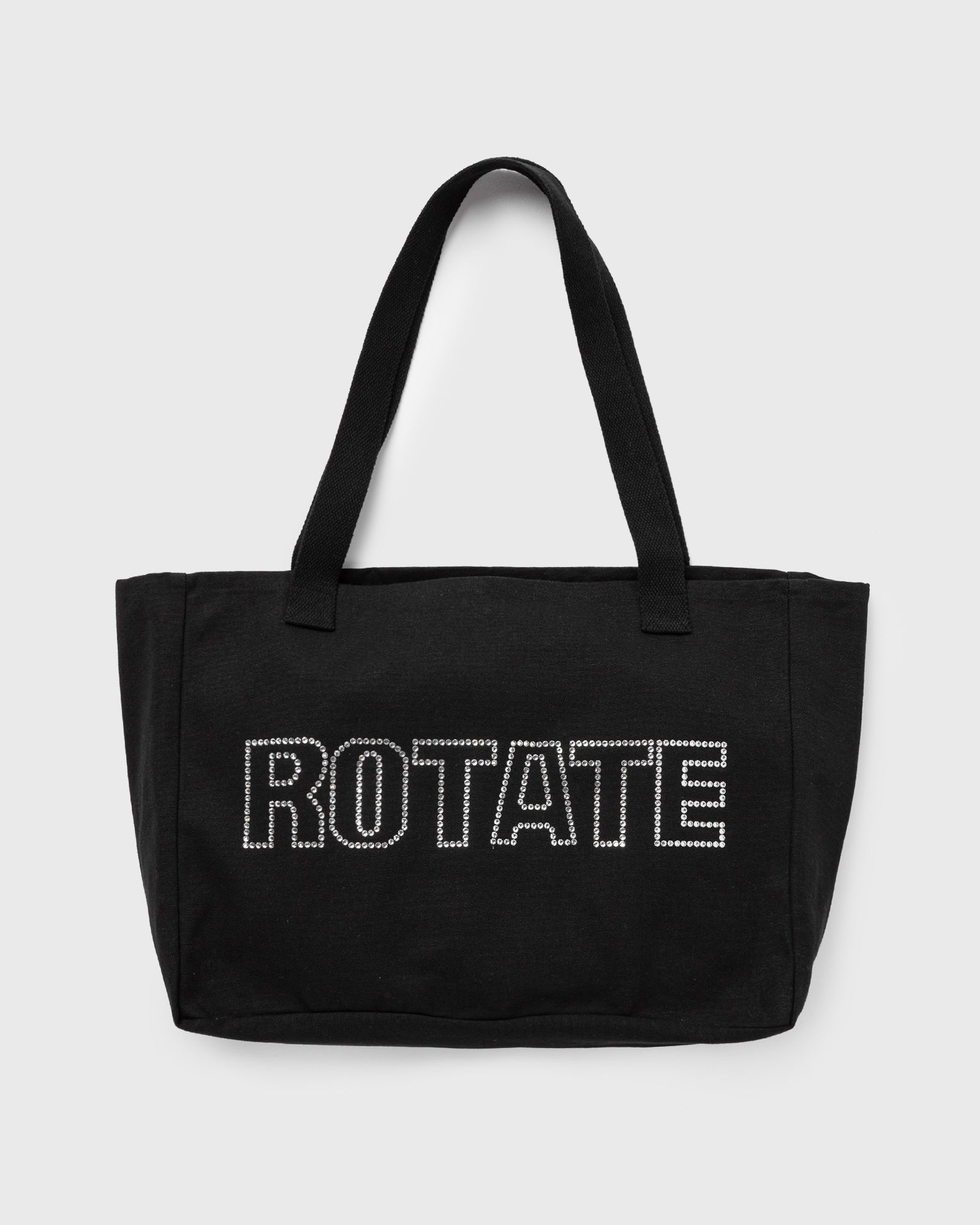 ROTATE Birger Christensen - canvas shopper w. logo women tote & shopping bags black in größe:one size