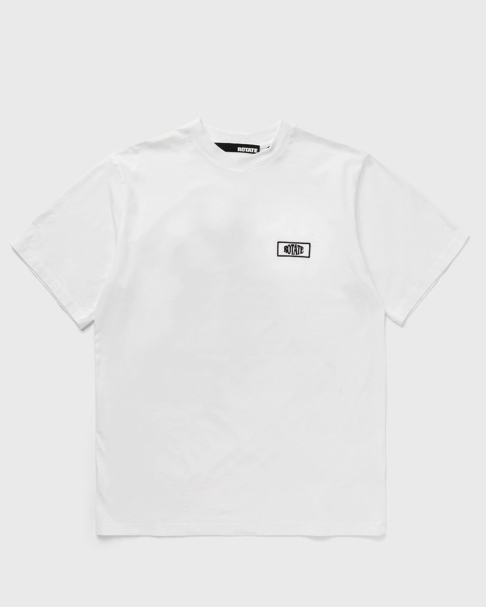 ROTATE Birger Christensen - enzyme t-shirt w. logo women shortsleeves white in größe:l