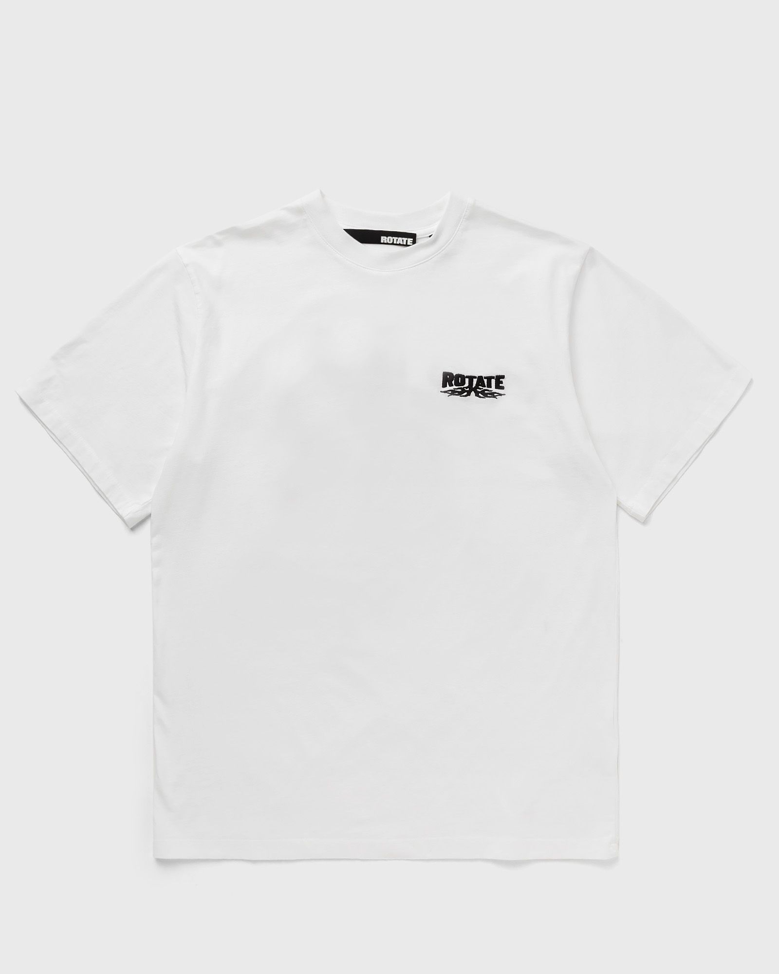 ROTATE Birger Christensen - enzyme t-shirt w. logo women shortsleeves white in größe:m