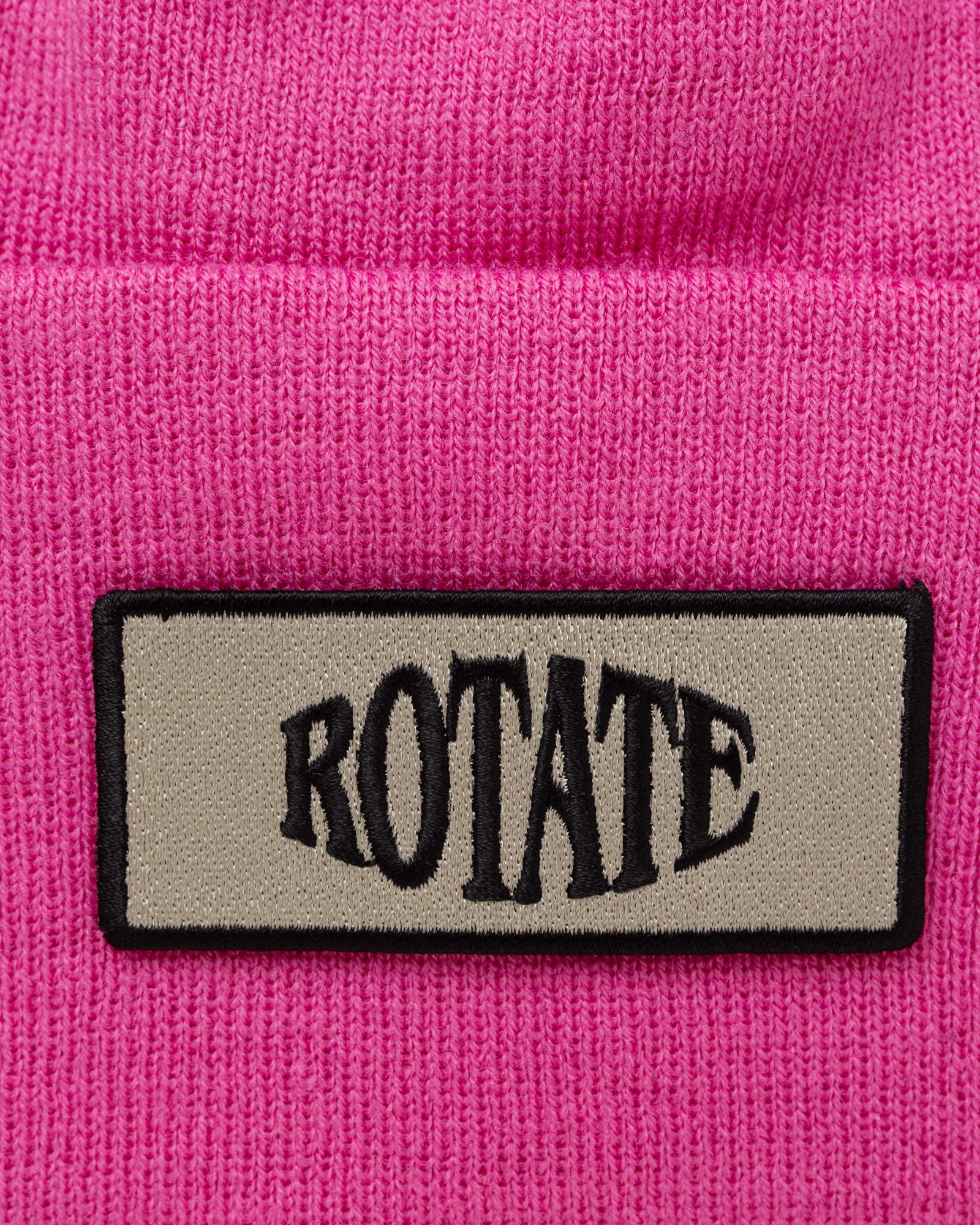 Knitted Beanie W. Patch