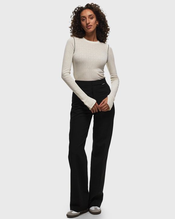 Pointelle Longsleeve Top
