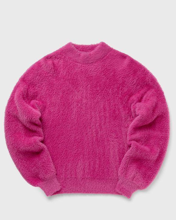 Pink best sale fur shirt