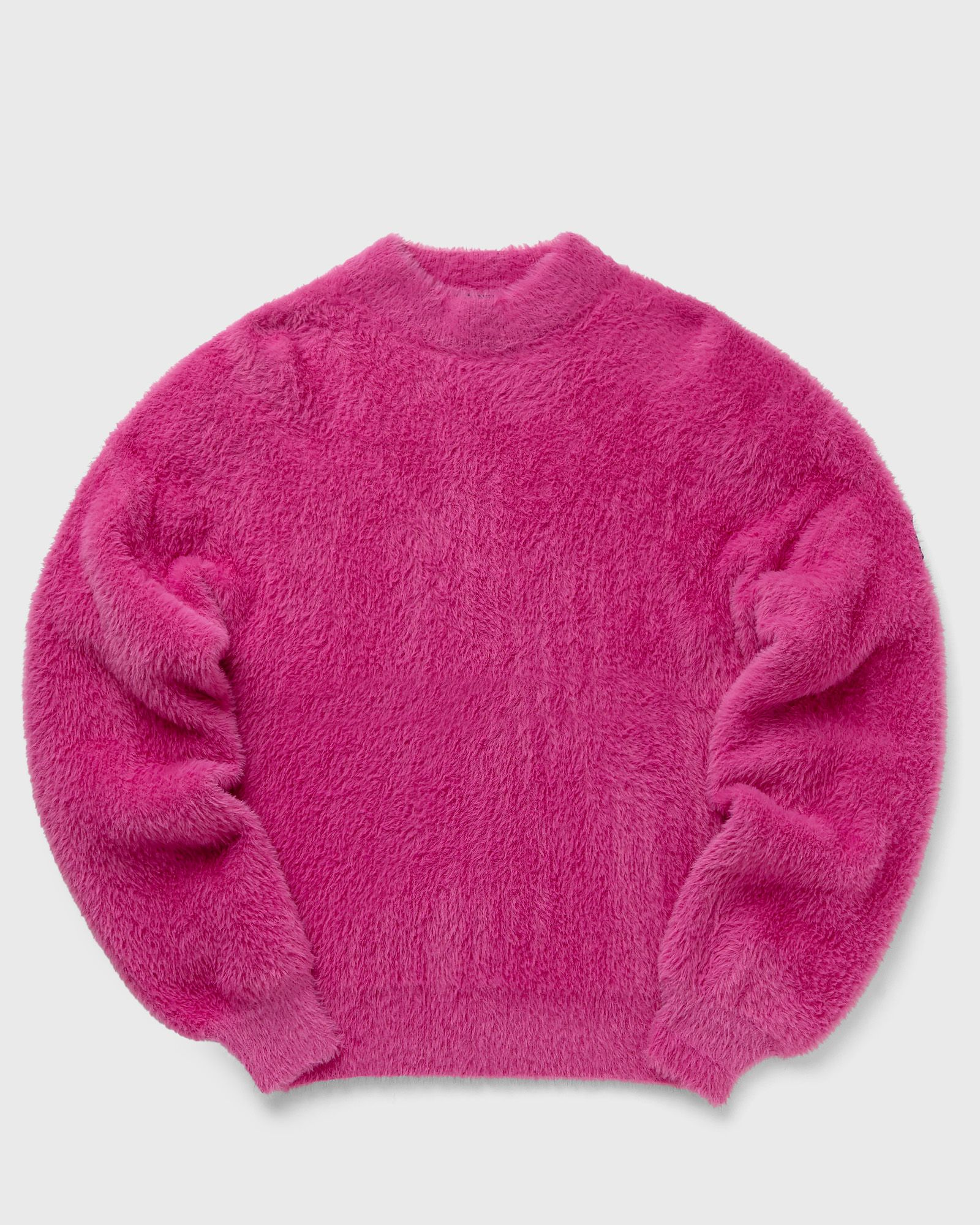 ROTATE Birger Christensen - printed fluffy knit shirt women sweatshirts pink in größe:l