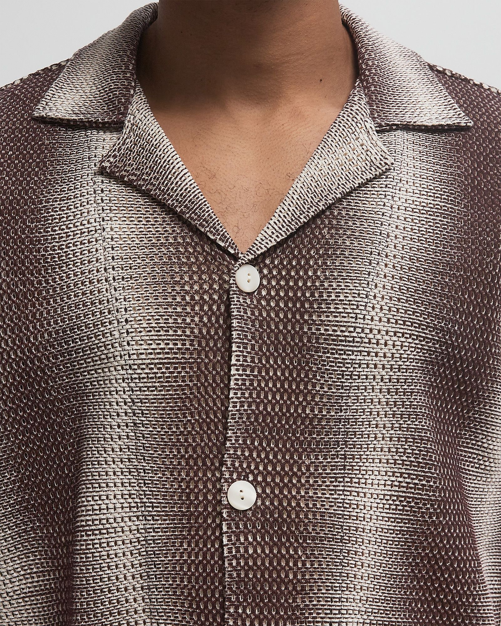 Merlot Echo Cuba Net Shirt