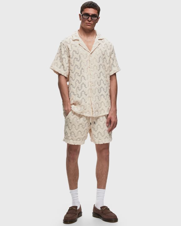 OAS Atlas Cuba Crochet Shirt Beige | BSTN Store
