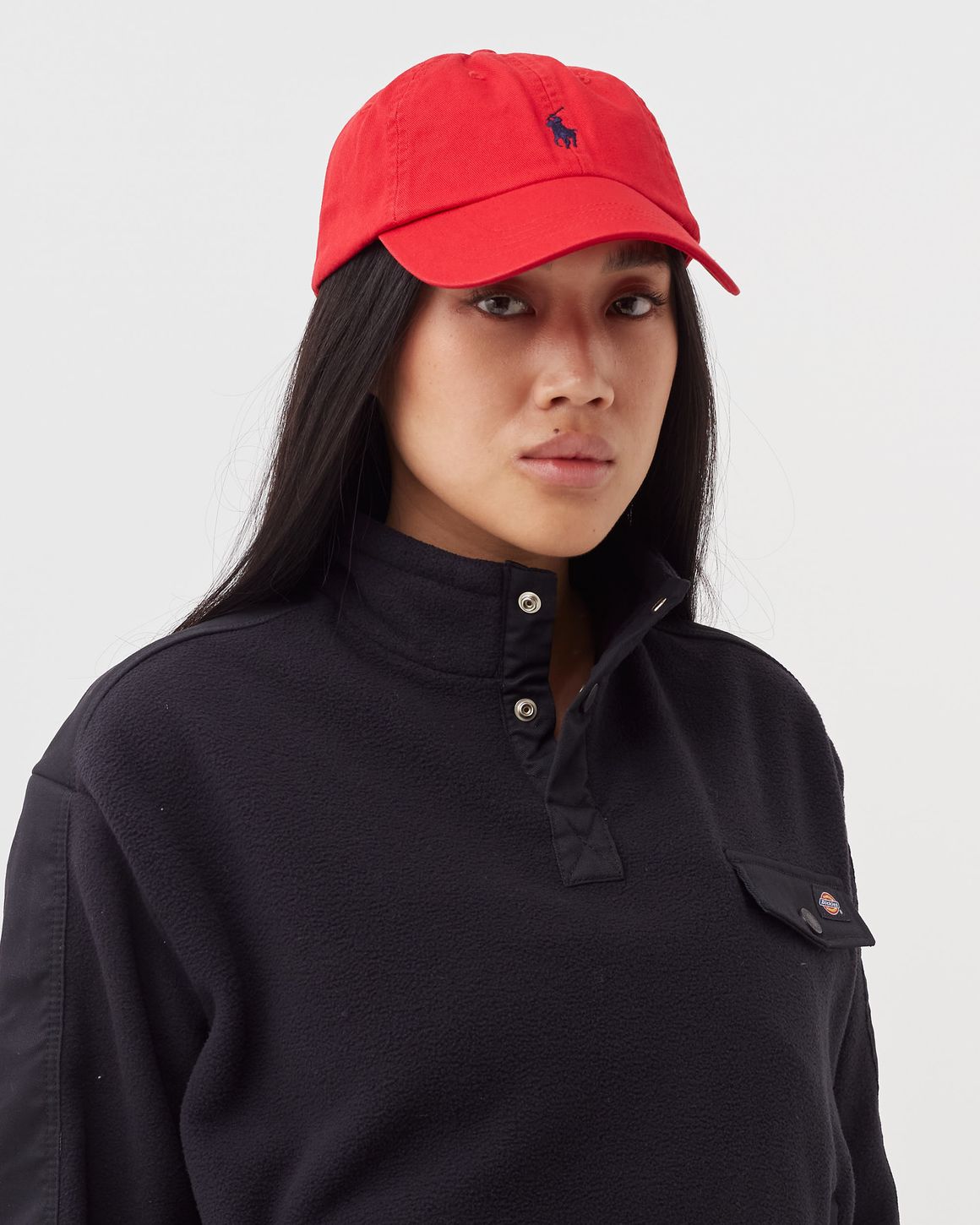 Ralph Lauren Polo Cotton Chino Cap Red