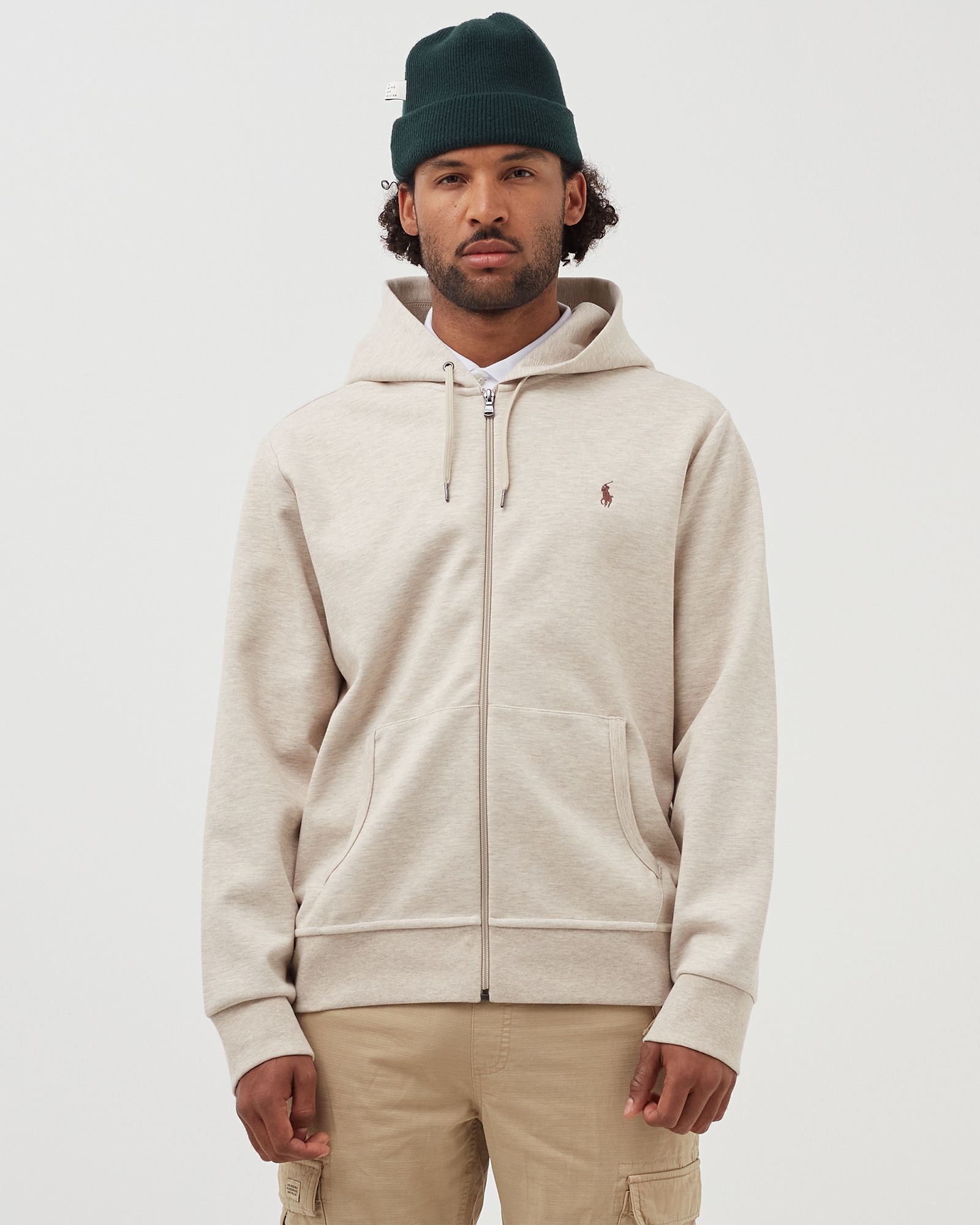 Double-knitted Full-Zip Hoodie