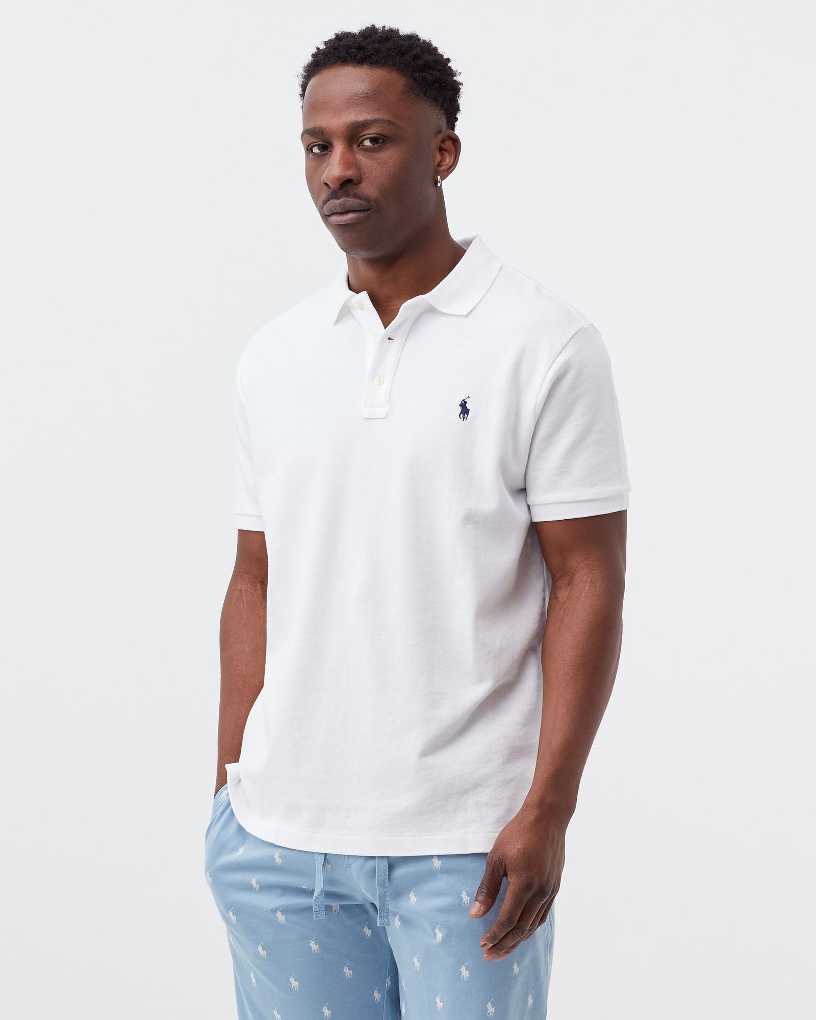 SHORT SLEEVE KNIT POLO SHIRT