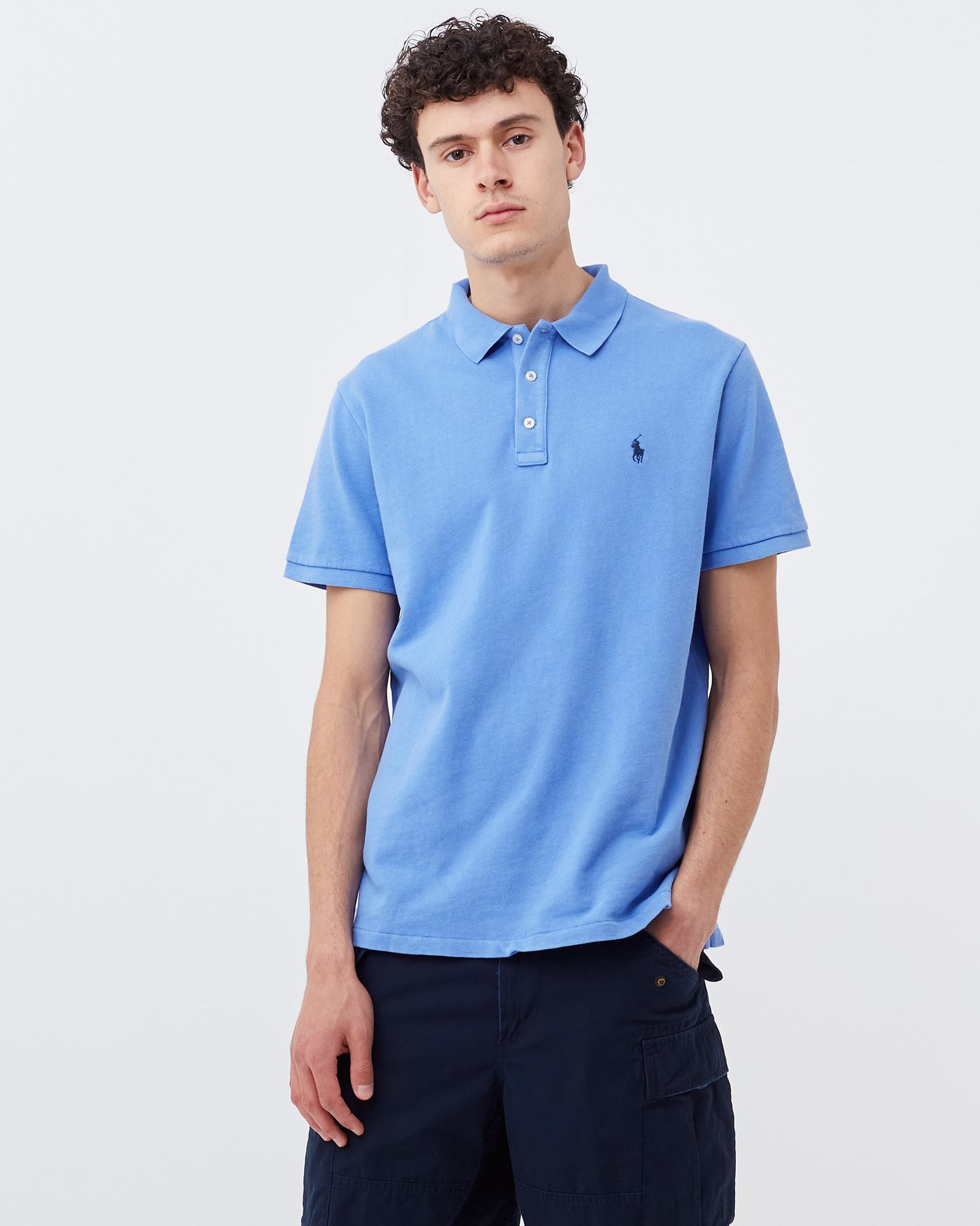 SHORT SLEEVE KNIT POLO SHIRT