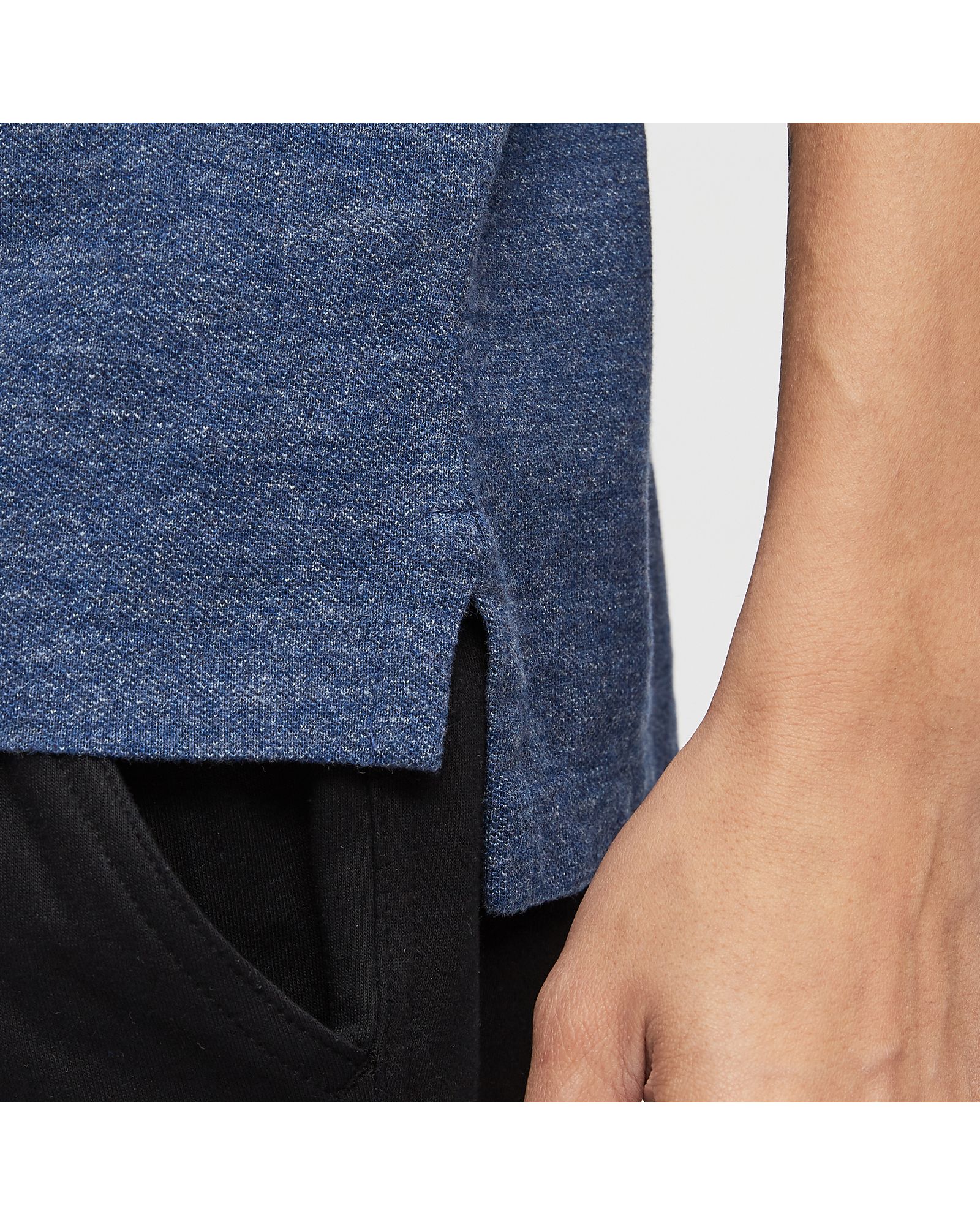 Custom Slim Fit Mesh Polo Shirt