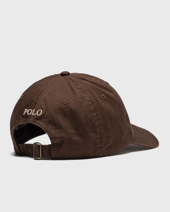 Polo Ralph Lauren Mens Twill Signature Ball Cap (One size, Light Brown)