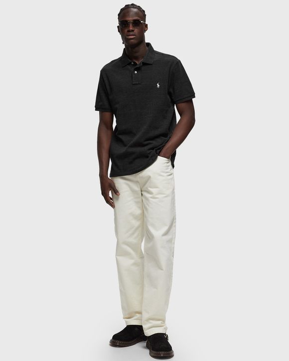 Polo Ralph Lauren SHORT SLEEVE KNIT POLO SHIRT Black | BSTN