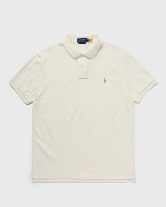 Polo Ralph Lauren Sscblplcktpp S/S Polo Shirt Beige - Mens - Polos