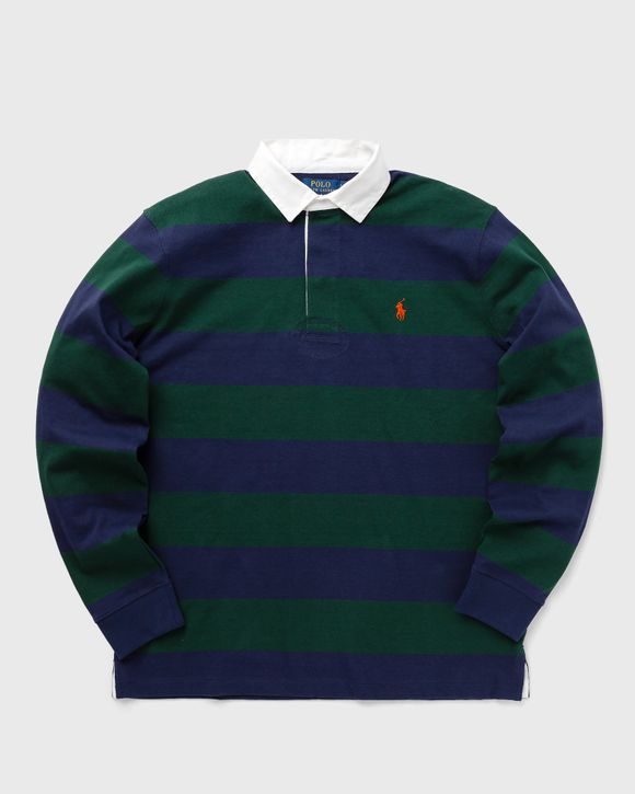 LONG SLEEVE KNIT RUGBY POLO