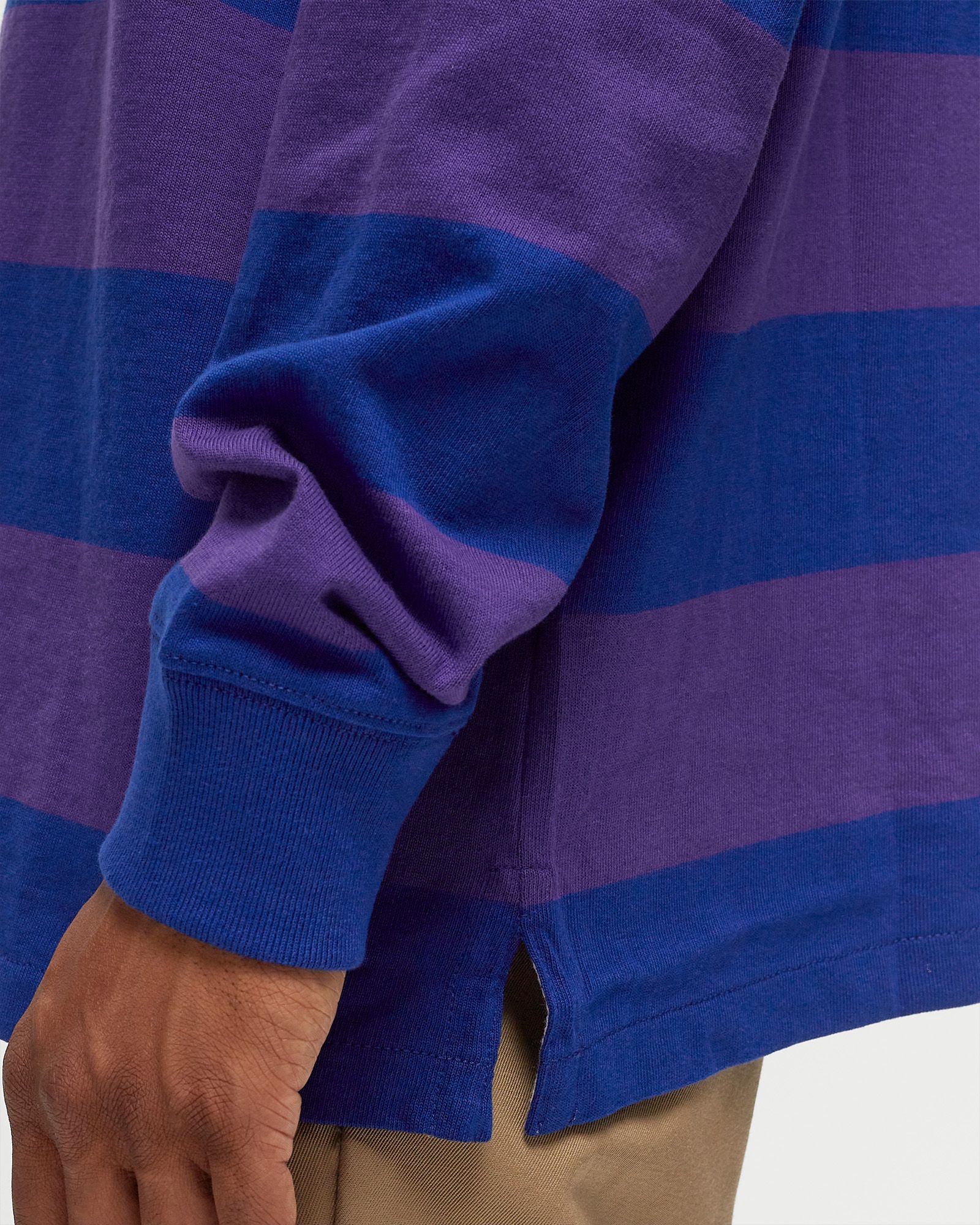 LS RUGBY SLEEVE KNIT