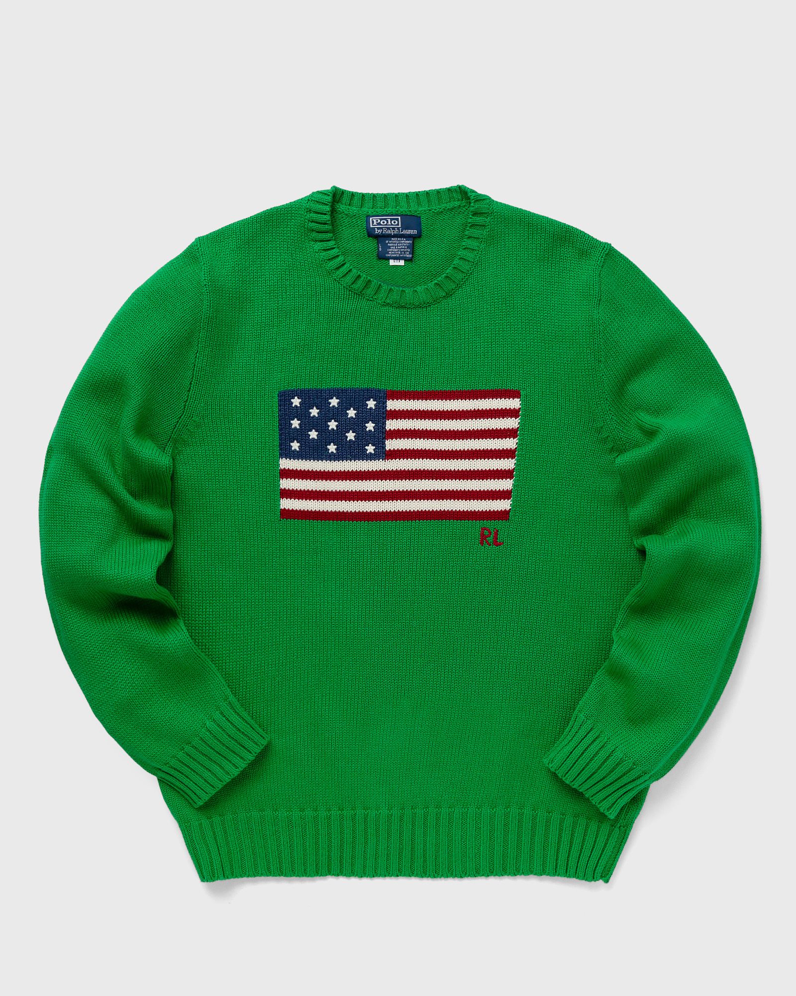 Polo Ralph Lauren - flag-long sleeve-pullover men pullovers green in größe:xl