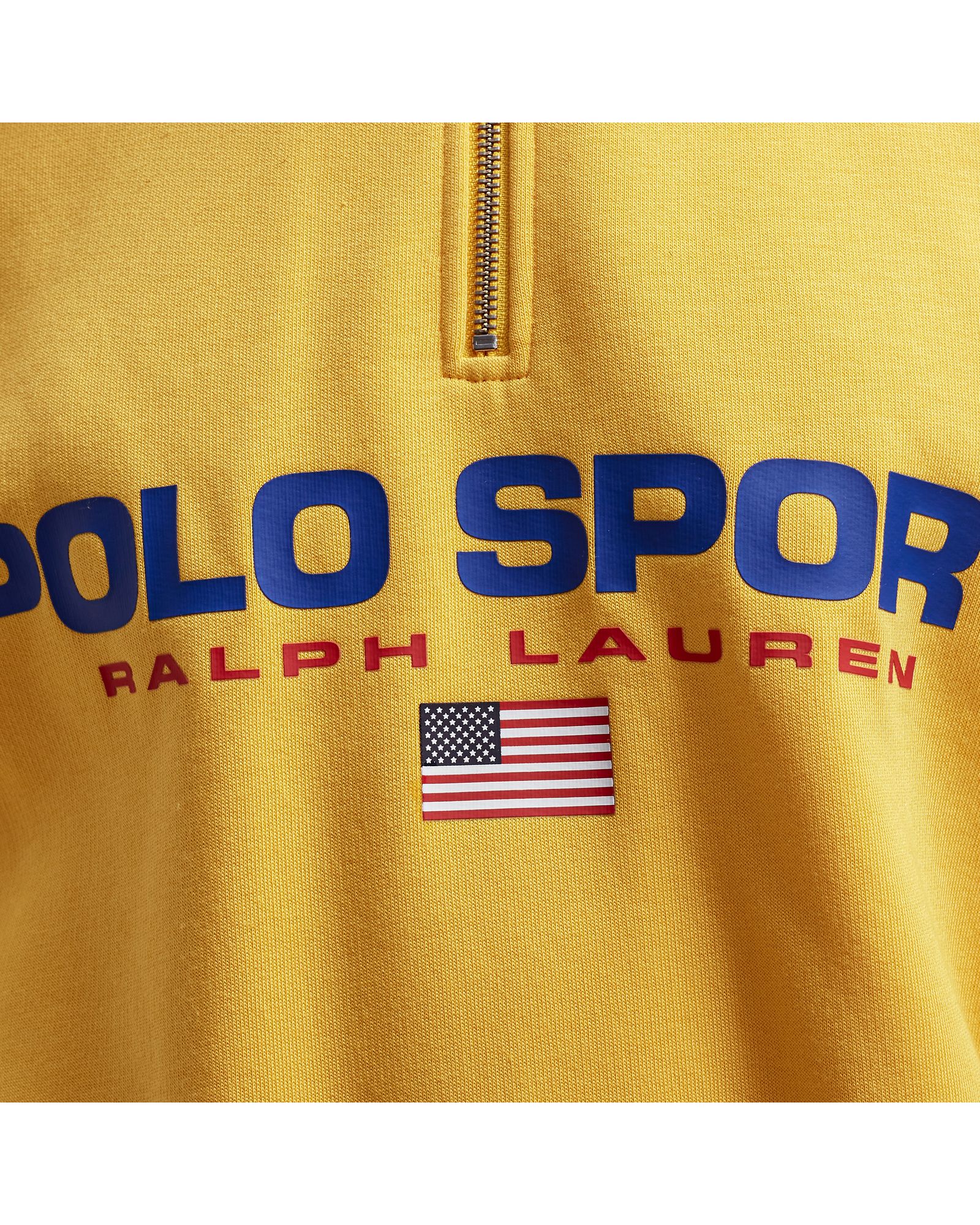 POLO SPORT FLAG HALFZIP-SWEATER