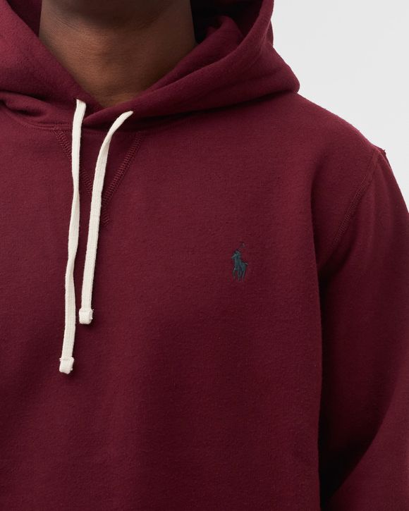 Burgundy ralph lauren clearance hoodie