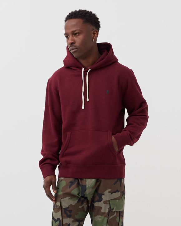 Polo ralph lauren outlet burgundy hoodie