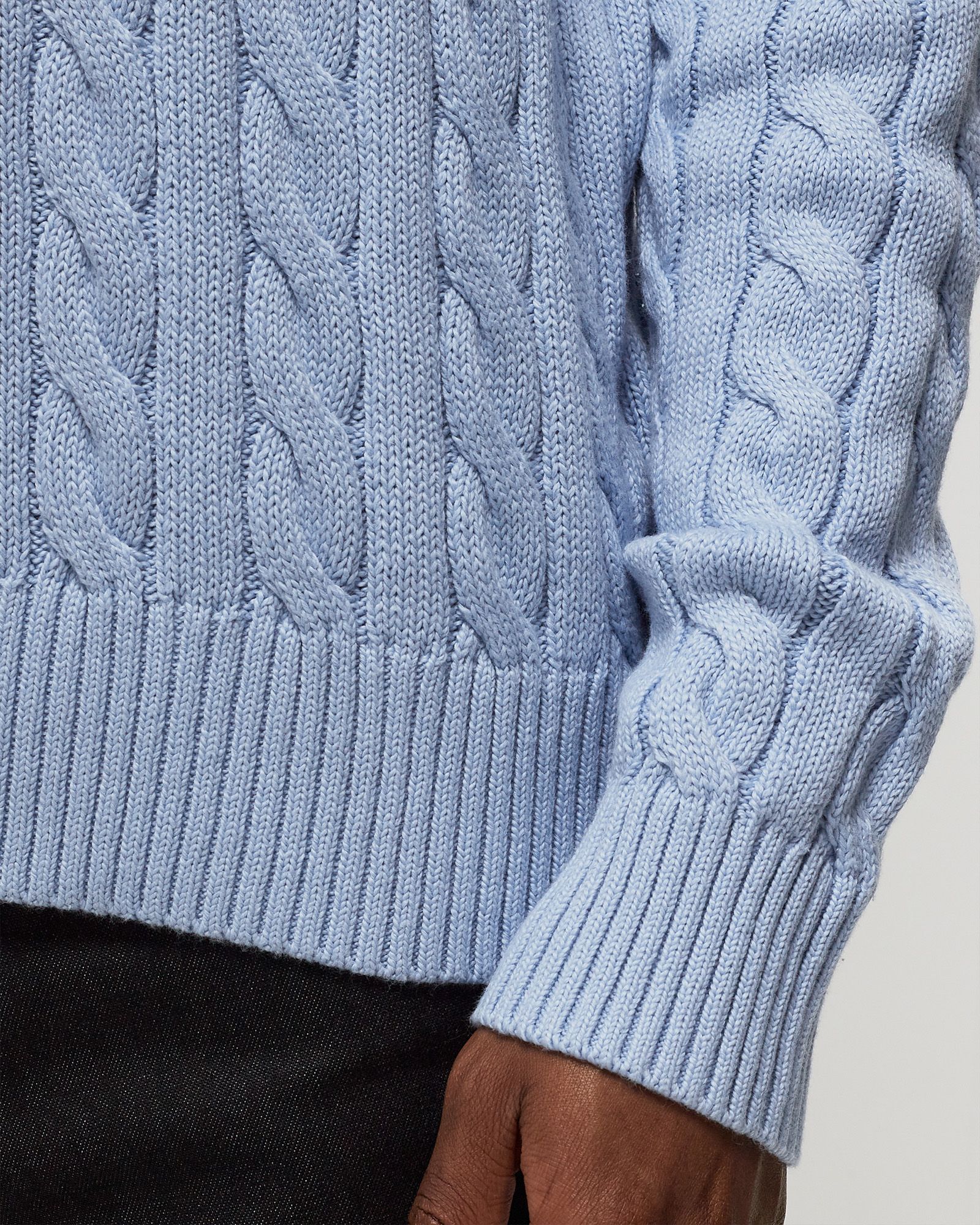 Polo Ralph Lauren LS DRIVER CN-LONG SLEEVE-PULLOVER Blue