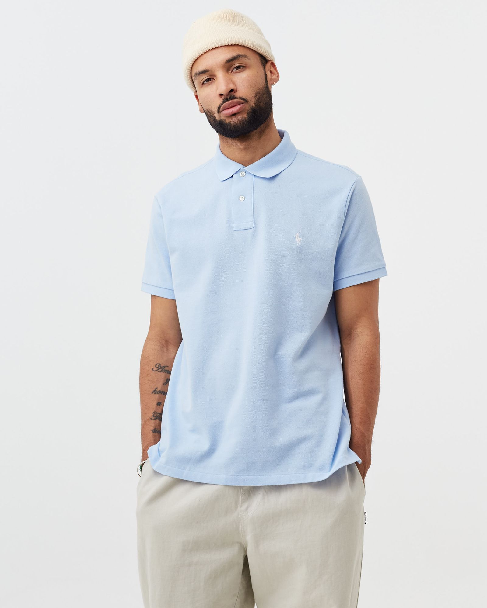 SHORT SLEEVE KNIT POLO SHIRT