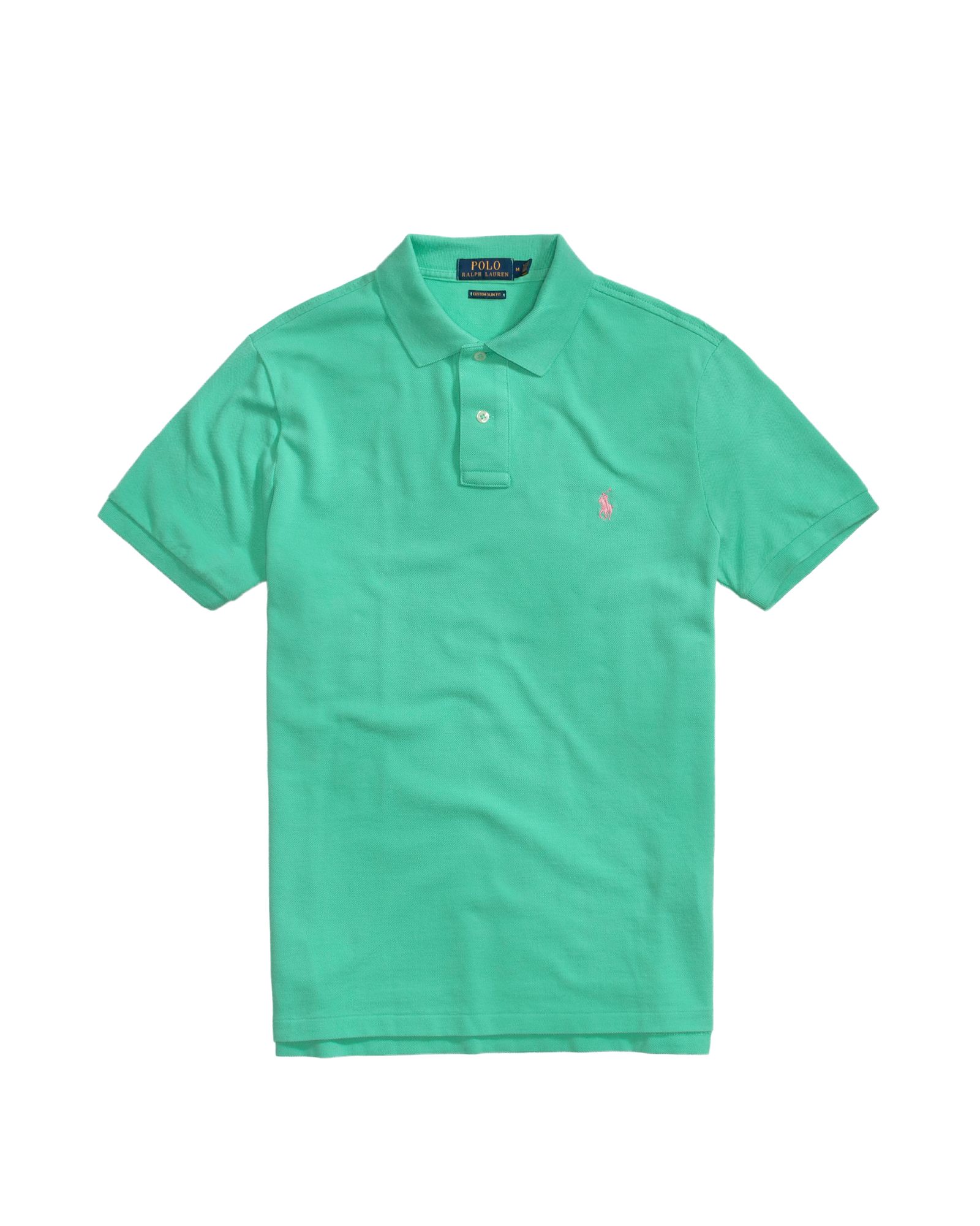 Custom Slim Fit Mesh Polo Shirt
