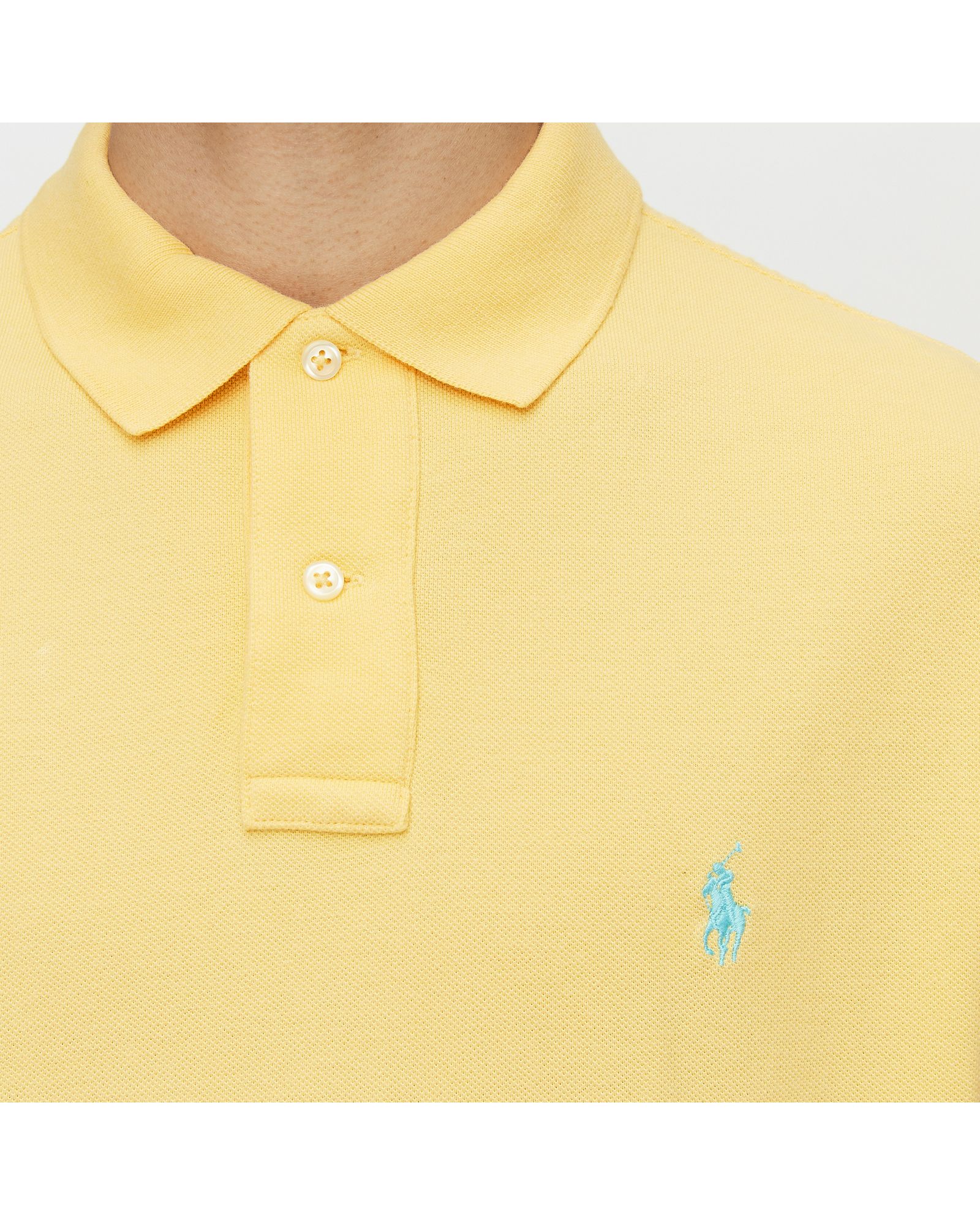 Custom Slim Fit Mesh Polo Shirt