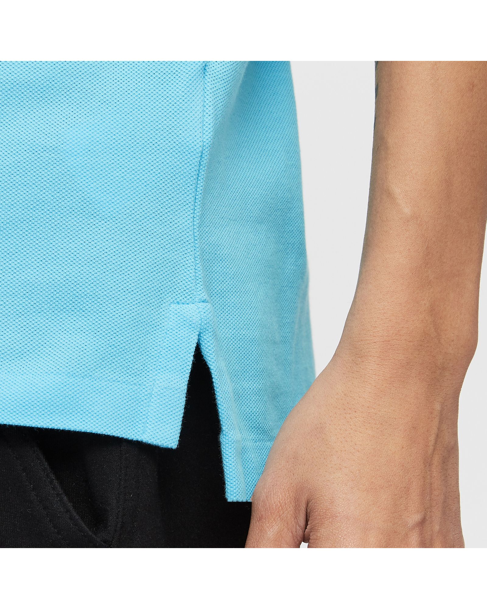 Custom Slim Fit Mesh Polo Shirt