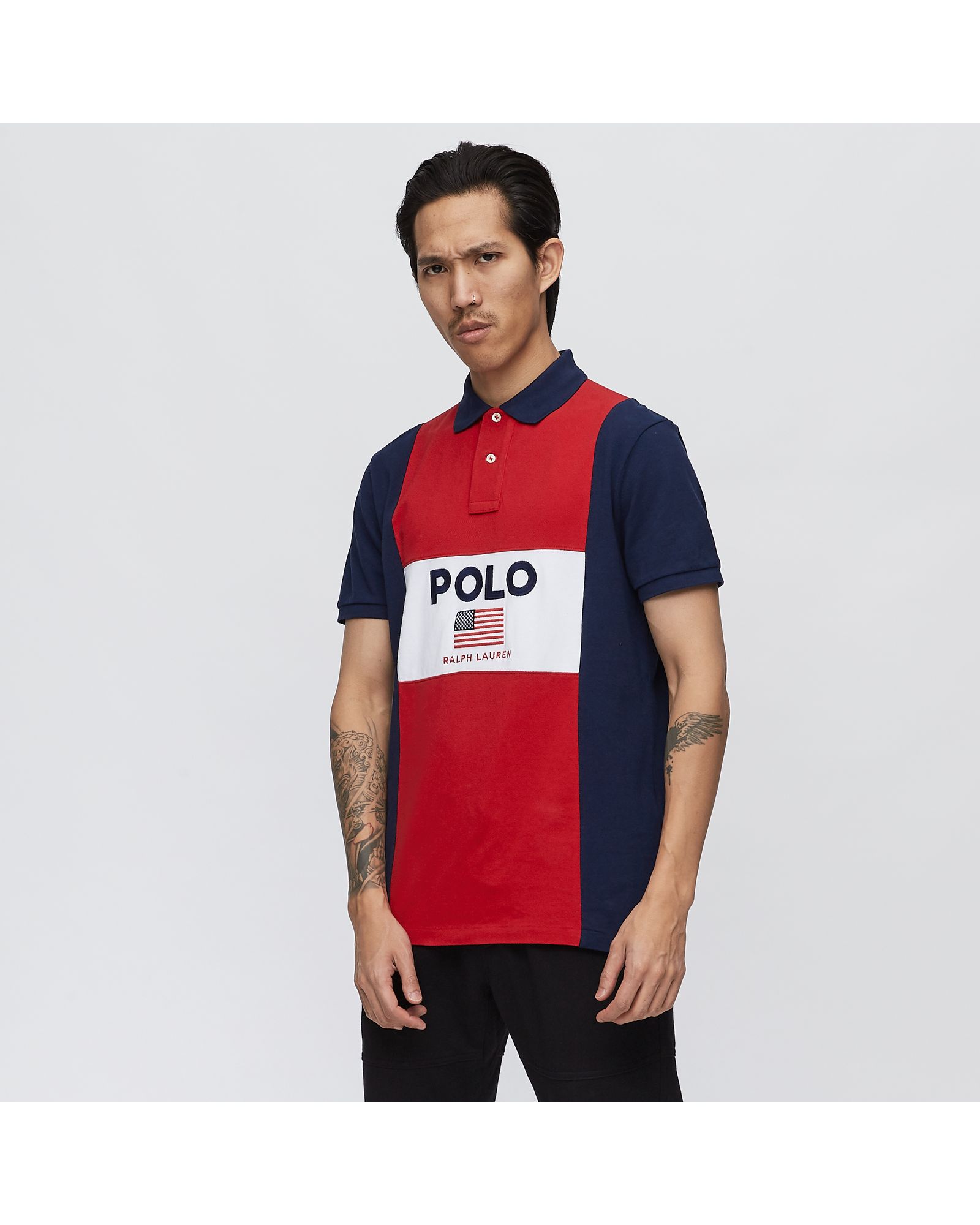 BASIC MESH POLO SHIRT