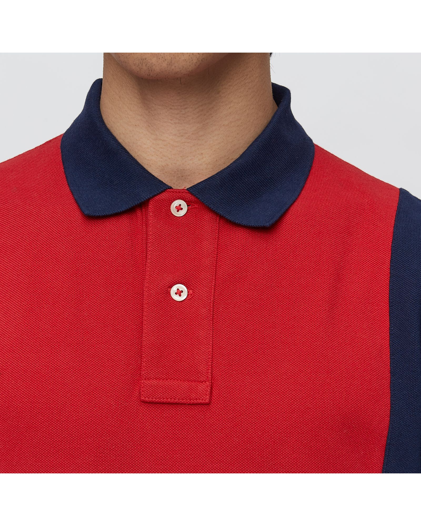 BASIC MESH POLO SHIRT